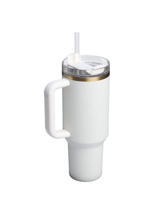 Stanley The Quencher H2.O FlowState™ Tumbler thermofles 1,18 liter - voorkant 2 wit