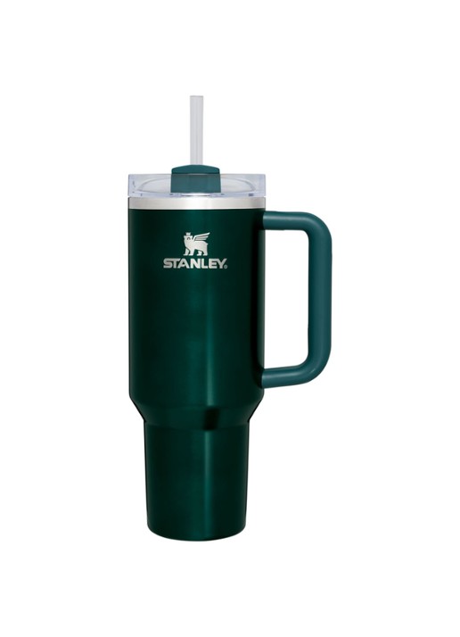 Stanley The Quencher H2.O FlowState™ Tumbler thermofles 1,18 liter - voorkant 2 donkergroen