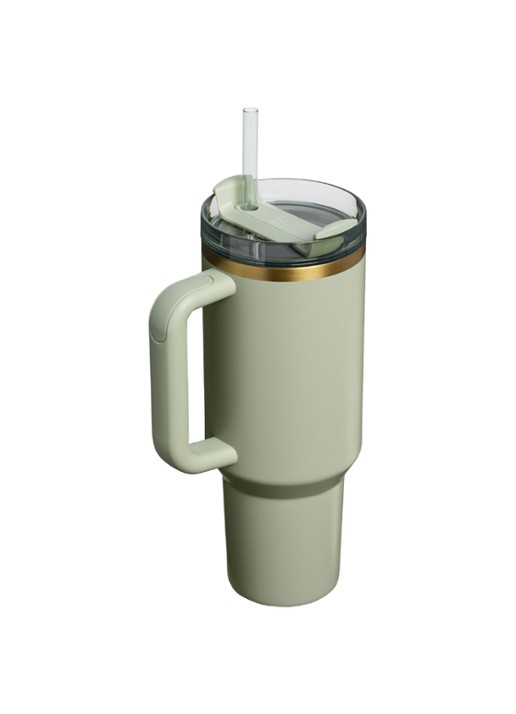 Stanley The Quencher® H2.O FlowState™ thermosfles 60 cl  - achterkant lindegroen