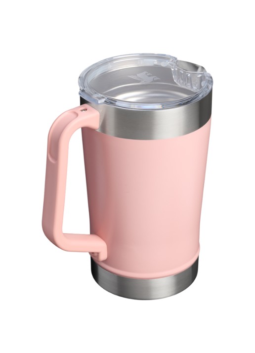 Stanley The Stay Chill Pitcher kan 1,9 liter - achterkant zalmroze