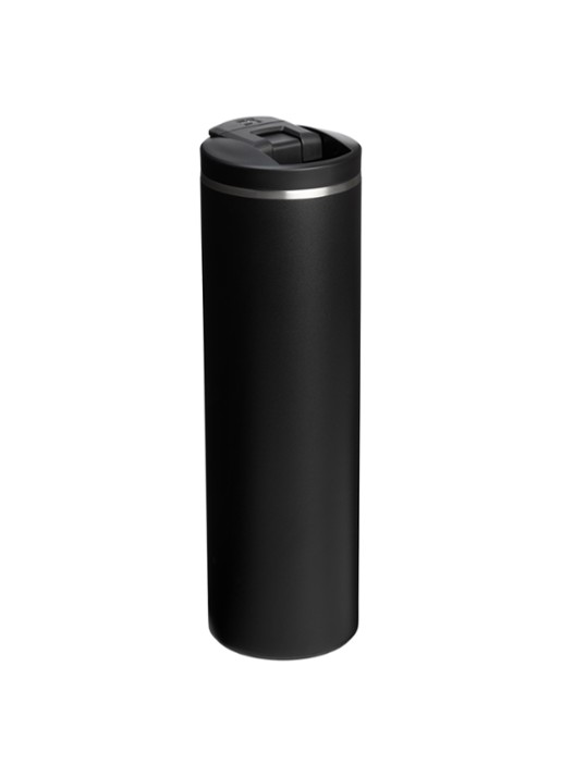 Stanley The Transit Fliptop thermosbeker 0,6 liter - achterkant zwart
