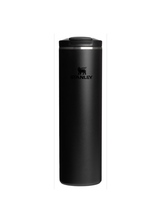 Stanley The Transit Fliptop thermosbeker 0,6 liter - voorkant 2 zwart