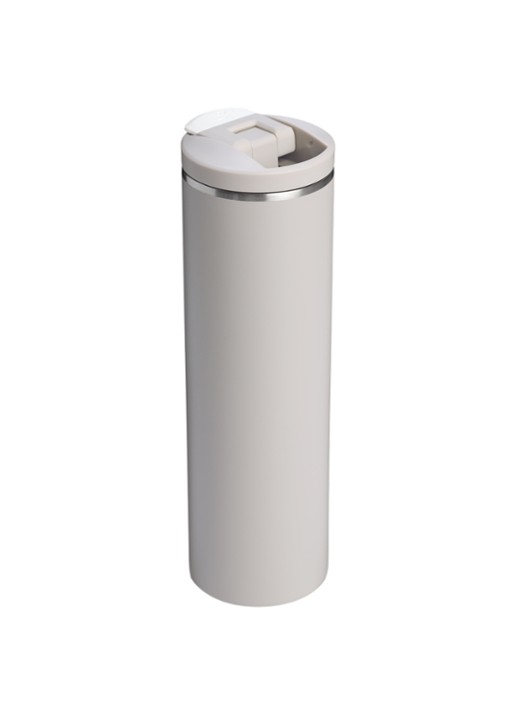 Stanley The Transit Fliptop thermosbeker 0,6 liter - achterkant 2 grijs