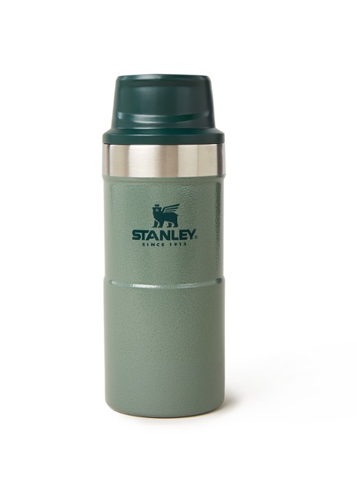 Stanley The Trigger-Action Travel Mug thermosbeker 35 cl - voorkant 2 legergroen