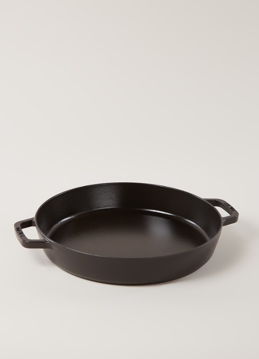Staub Braadpan 34 cm - voorkant 2 zwart