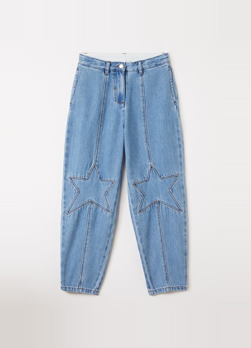 Stella McCartney Loose fit jeans met steekzakken