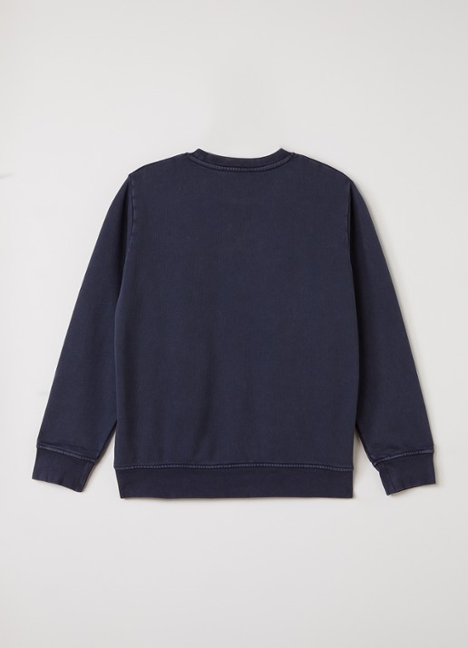 Stella McCartney Sweater met logoprint - voorkant 3 indigo