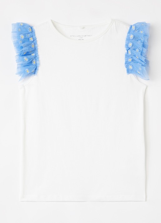 Stella McCartney T-shirt met tule