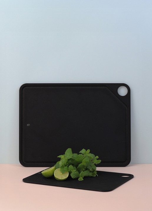 Stelton Cut-It snijplank set van 2 - voorkant 2 zwart