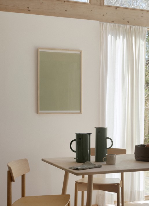 Stelton EM77 thermoskan 1 liter  - achterkant 3 donkergrijs