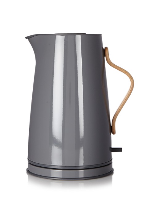 Stelton Emma waterkoker 1,2 liter - voorkant grijs