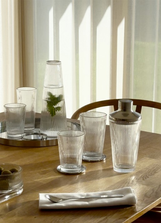 Stelton Pilastro cocktailshaker 40 cl - detail 2 transparant