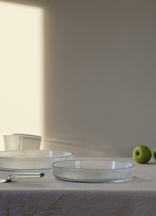Stelton Pilastro ovenschaal ⌀28 cm - voorkant 2 transparant