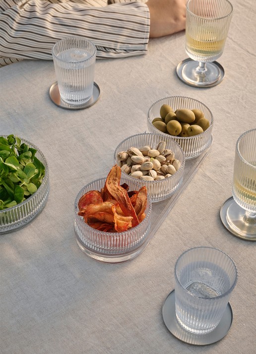 Stelton Pilastro tapas serviesset 4-delig - detail 6 transparant