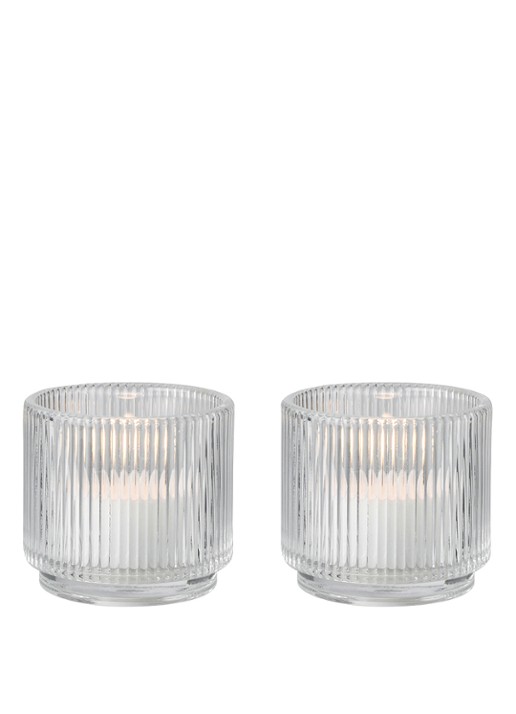 Stelton Pilastro waxinelichthouder 6 cm set van 2