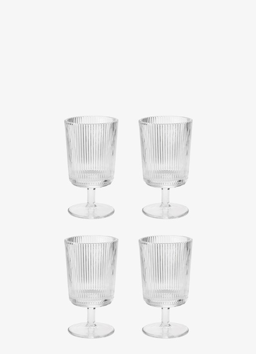 Stelton Pilastro witte wijnglas 18 cl set van 4