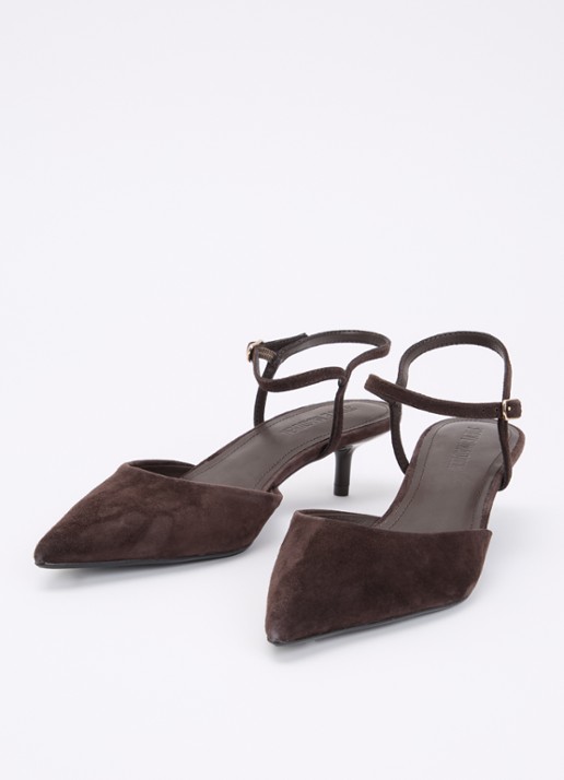 Steve Madden Adelaide slingback van suède  - detail 2 bruin