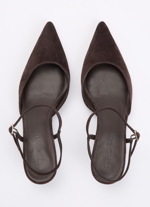 Steve Madden Adelaide slingback van suède  - detail 3 bruin