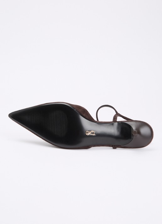 Steve Madden Adelaide slingback van suède  - detail 4 bruin