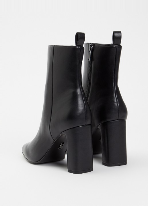 Steve Madden Adelisa enkellaarsje - achterkant 4 zwart