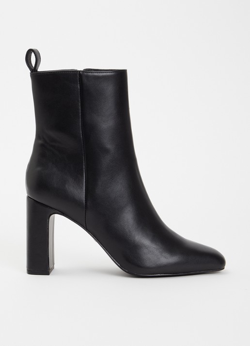 Steve Madden Adelisa enkellaarsje - voorkant 3 zwart