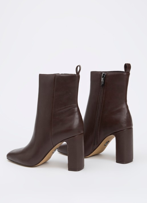 Steve Madden Adelisa enkellaarsje - achterkant 5 donkerbruin