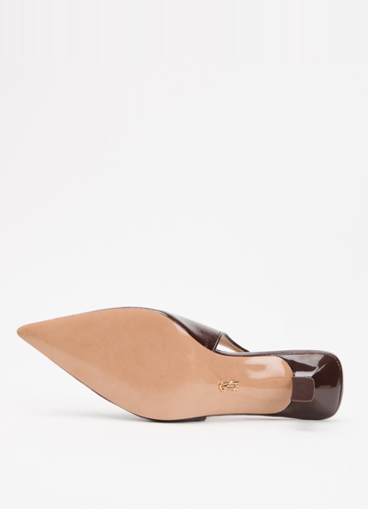 Steve Madden Alari slingback van leer - detail 5 bruin