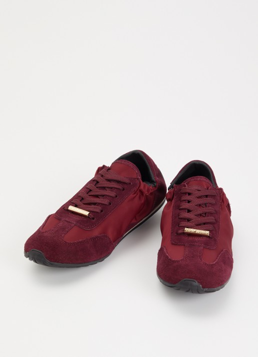 Steve Madden Bobby sneaker van suéde - detail 3 bruin