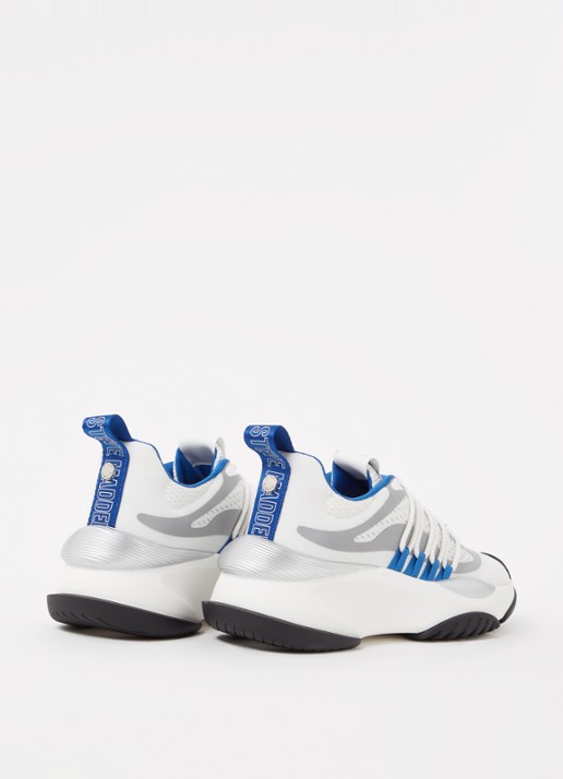 Steve Madden Boost Up sneaker met mesh details - achterkant wit