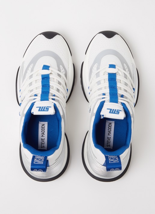 Steve Madden Boost Up sneaker met mesh details - detail 3 wit