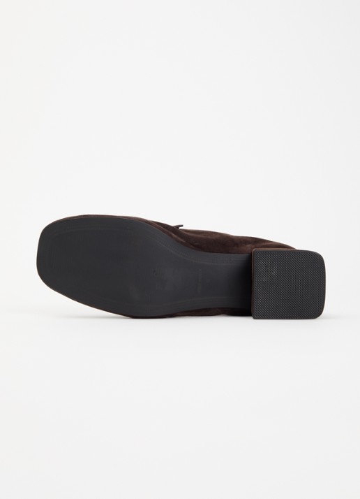 Steve Madden Estee pump van suède - detail 5 donkerbruin