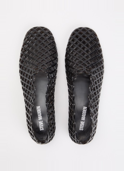 Steve Madden Grove2.0 ballerina - detail 3 donkerbruin