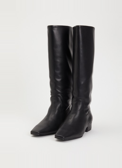 Steve Madden Gwyneth laars van leer - detail 2 zwart