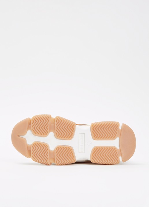 Steve Madden Jpossession sneaker met panterprint - detail 4 camel