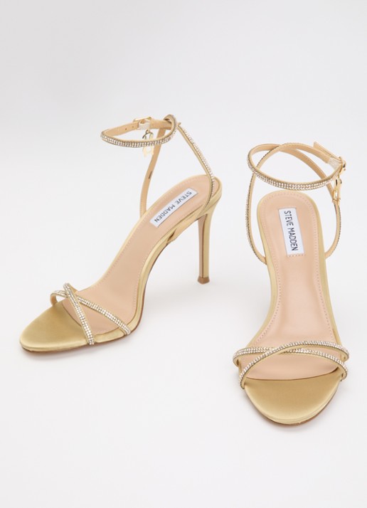 Steve Madden Jypsey sandalette met strass - detail 2 goud