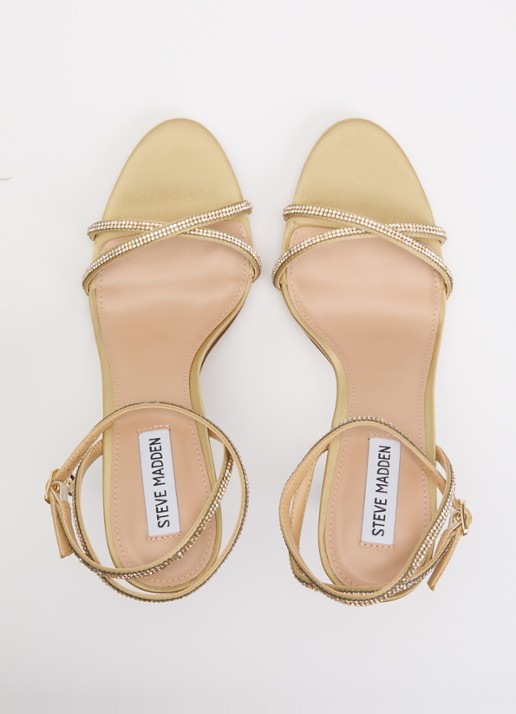 Steve Madden Jypsey sandalette met strass - detail 3 goud