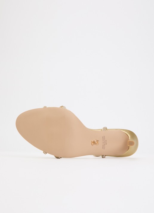 Steve Madden Jypsey sandalette met strass - detail 4 goud