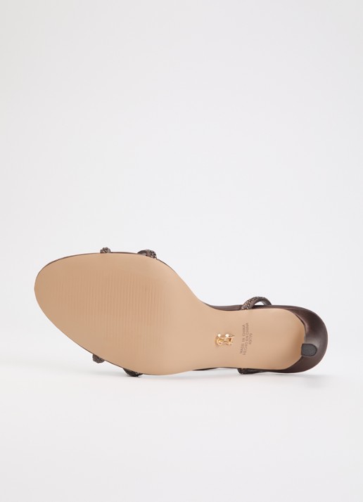 Steve Madden Jypsey sandalette met strass - detail 4 donkerbruin