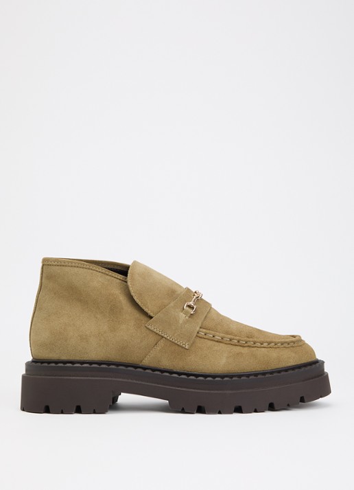 Steve Madden Karima enkellaarsje van suède