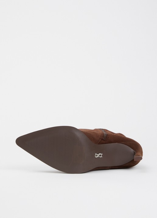 Steve Madden Lucid laars van suède - detail 2 donkerbruin