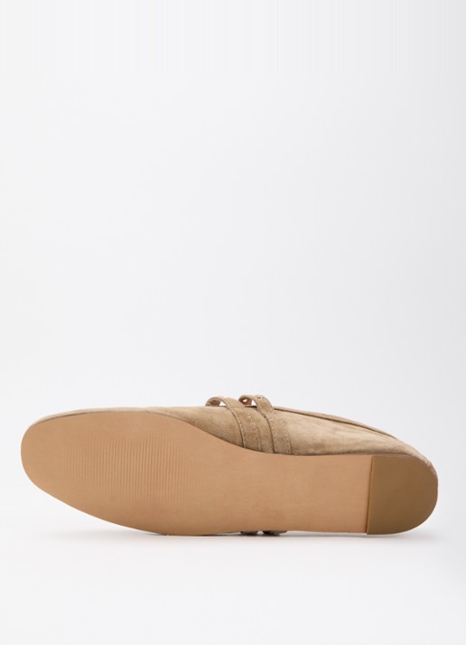 Steve Madden Lydia ballerina van suède - detail 3 beige