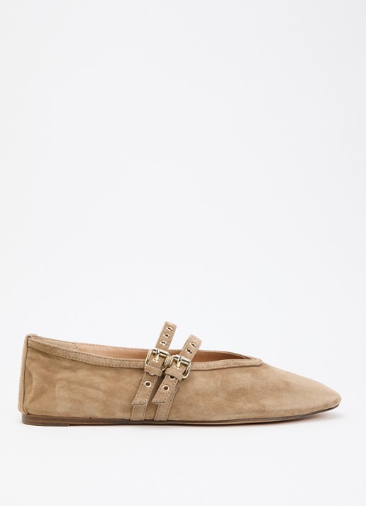 Steve Madden Lydia ballerina van suède