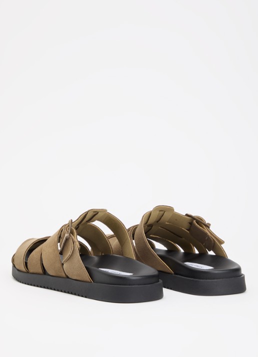 Steve Madden Mamba muiltje van suède - achterkant 5 bruin