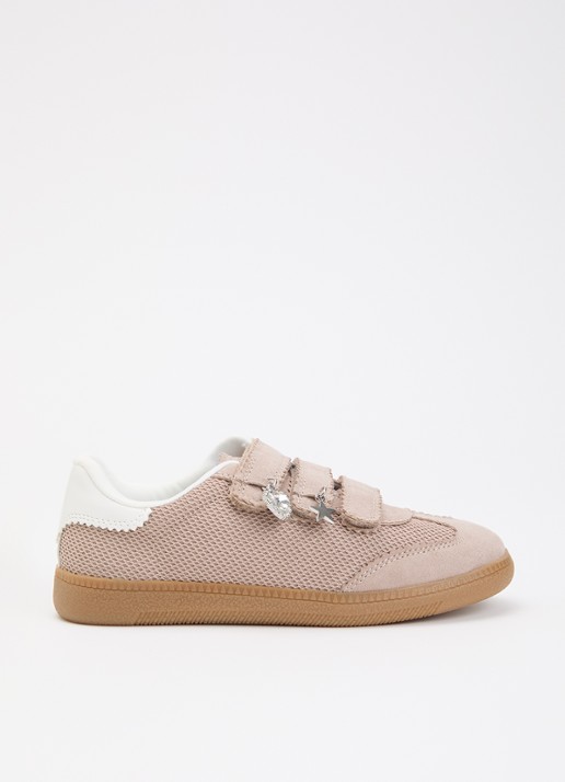 Steve Madden Momentum sneaker met mesh details - voorkant 3 oudroze