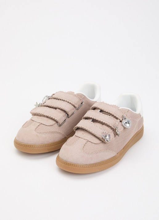 Steve Madden Momentum sneaker met mesh details - voorkant 4 oudroze