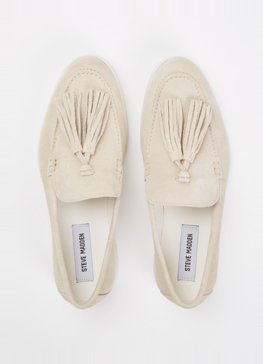 Steve Madden Ojane slip-on van suède - detail 4 beige