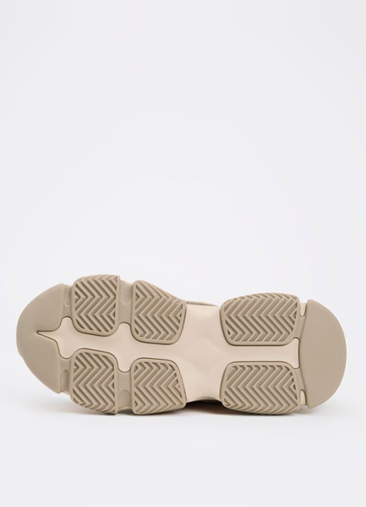 Steve Madden Possession-E sneaker met suède details - detail 6 taupe