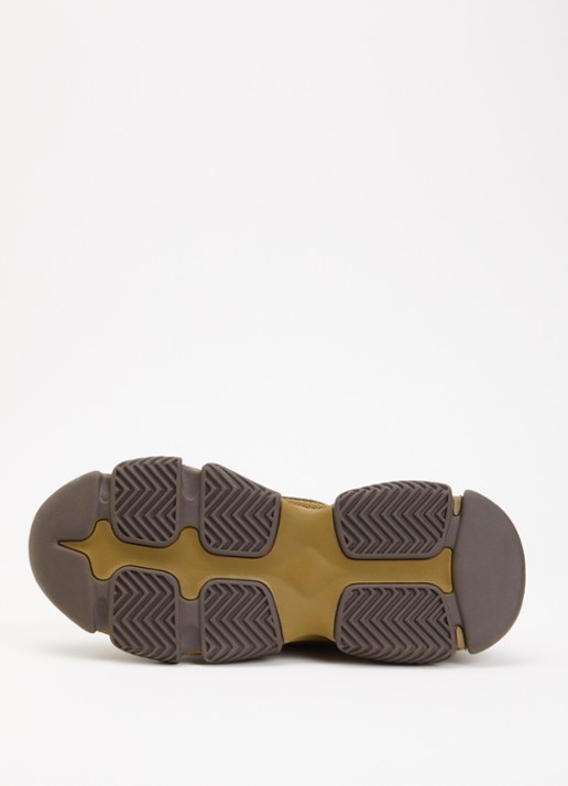 Steve Madden Possession-E sneaker met suède details - detail 3 khaki