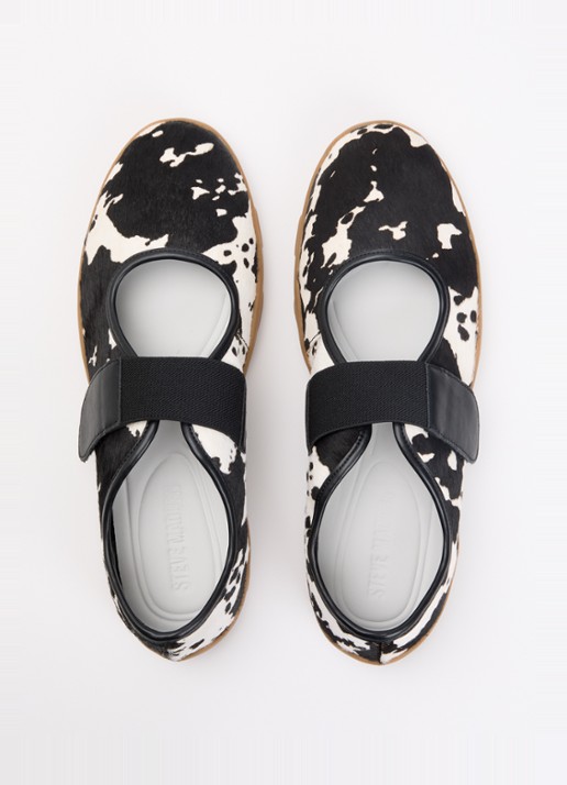 Steve Madden Sneaker met koeienvacht - detail 4 zwart