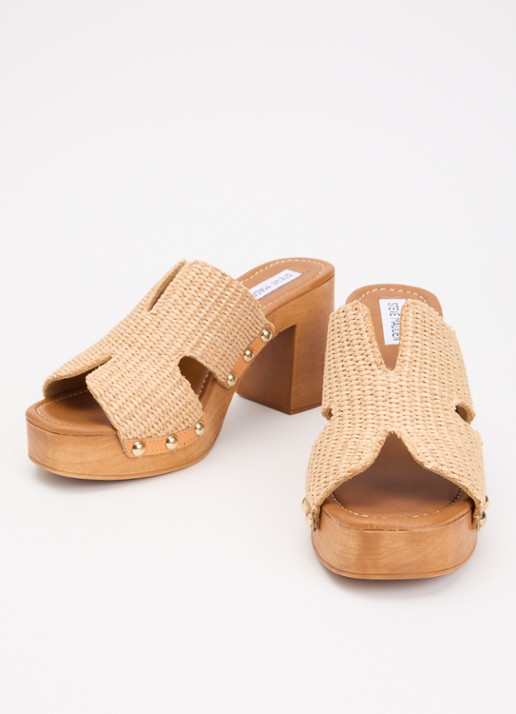 Steve Madden Sunkissed muiltje van suède - detail beige